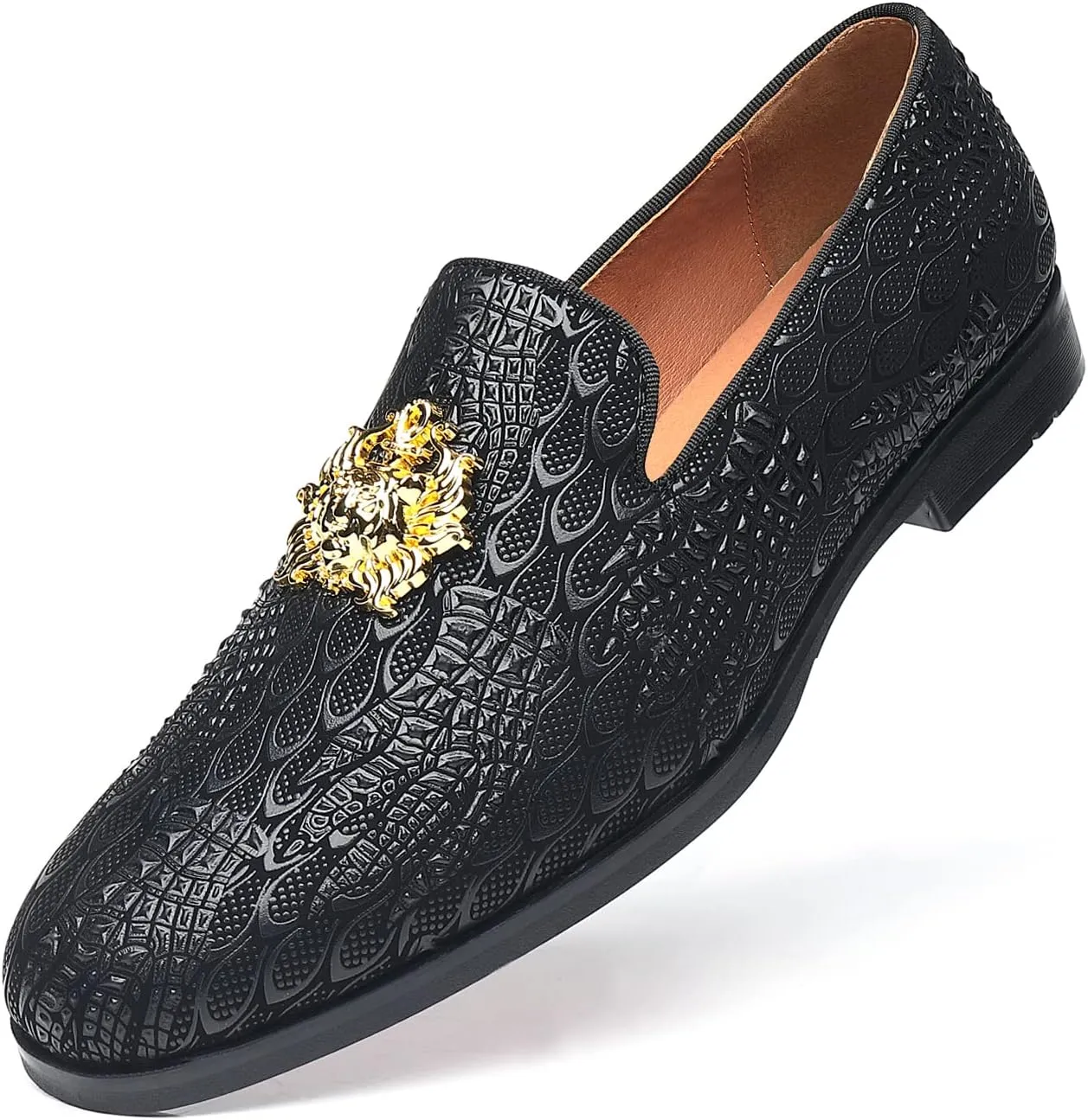 Mens Dress Loafers Buckle Fashion Luxury Party Wedding Shoes