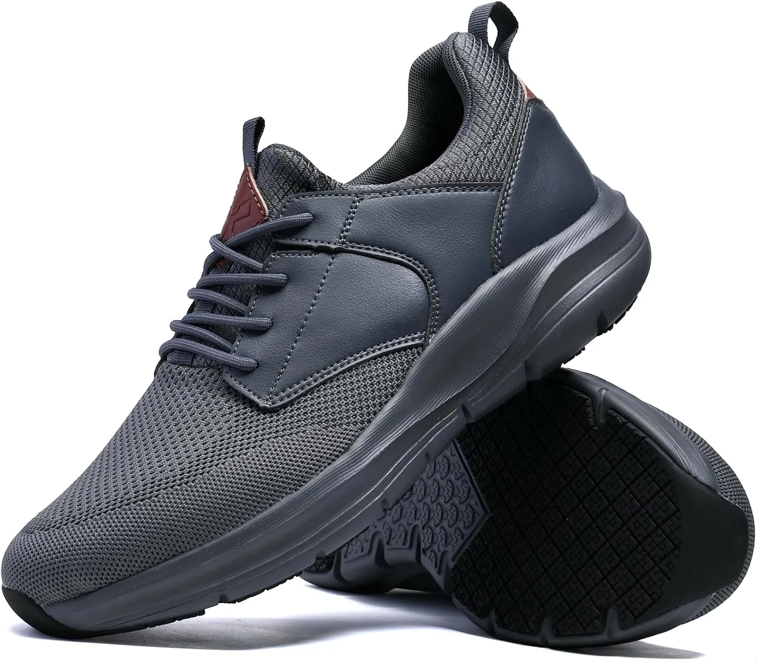 Men's Non Slip Work Shoes Walking Shoes Slip Resistant Restaurant Waterproof Shoes Food Service Chef Kitchen Breathable Sneakers