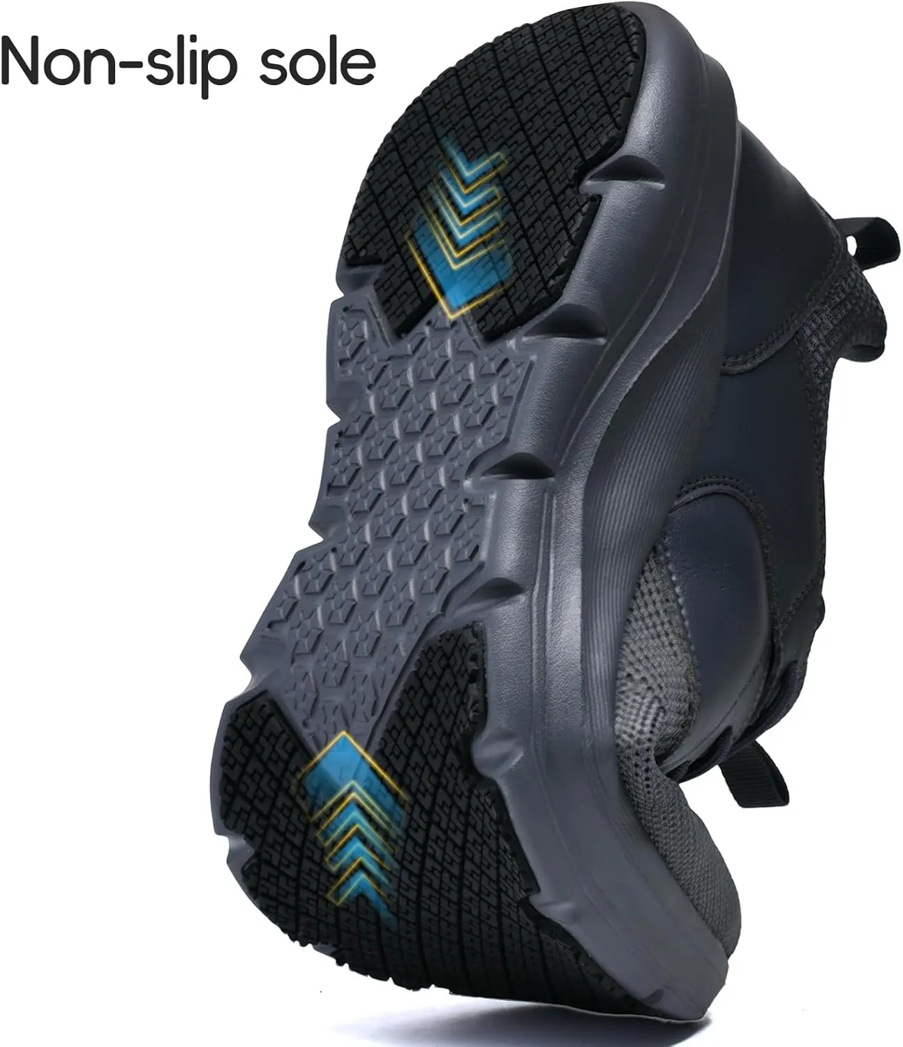 Men's Non Slip Work Shoes Walking Shoes Slip Resistant Restaurant Waterproof Shoes Food Service Chef Kitchen Breathable Sneakers