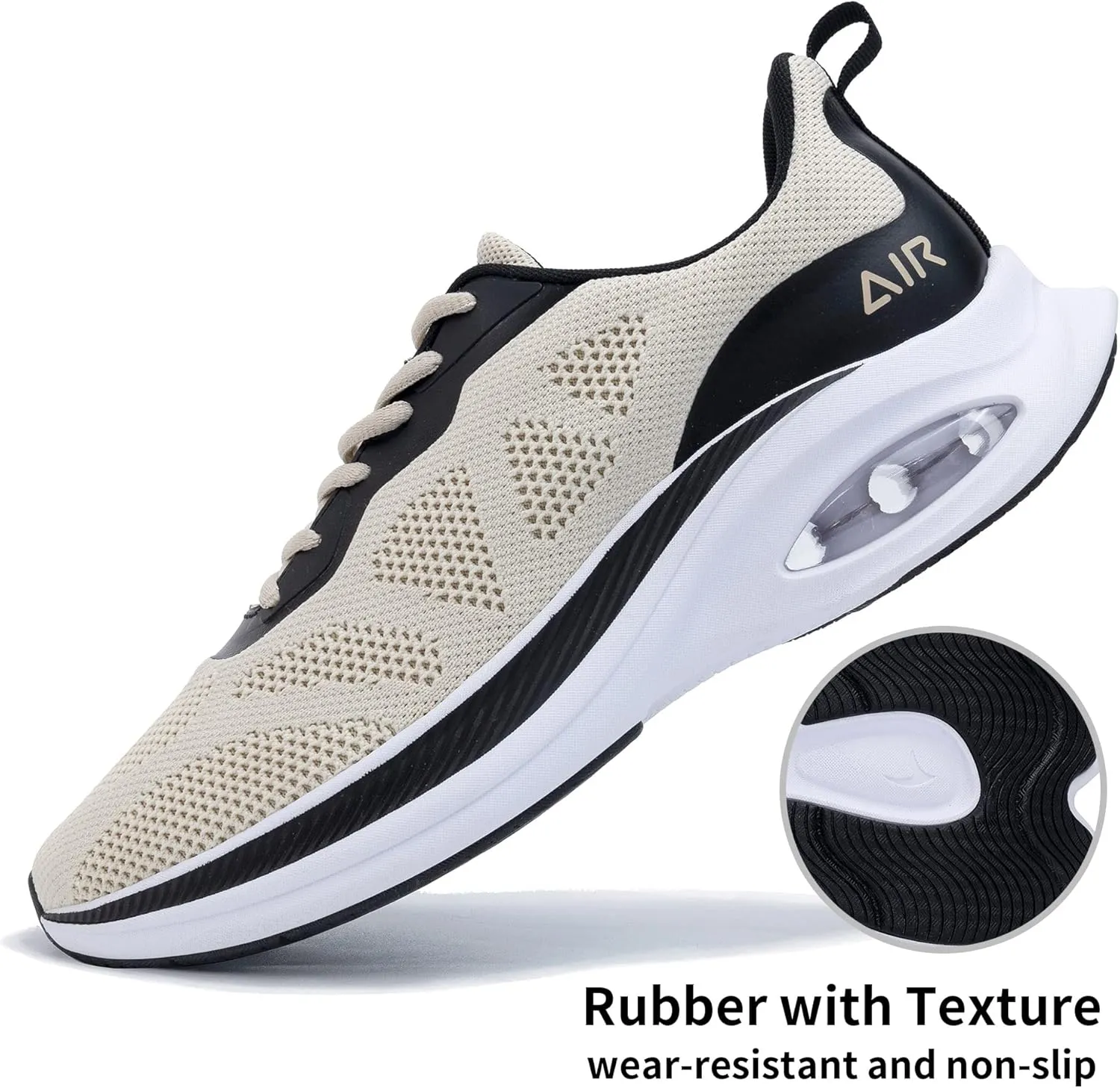 Mens Running Shoes Athletic Tennis Sneakers Non Slip Breathable Summer Gym Air Trail Walking Shoes for Men Size US 7-13