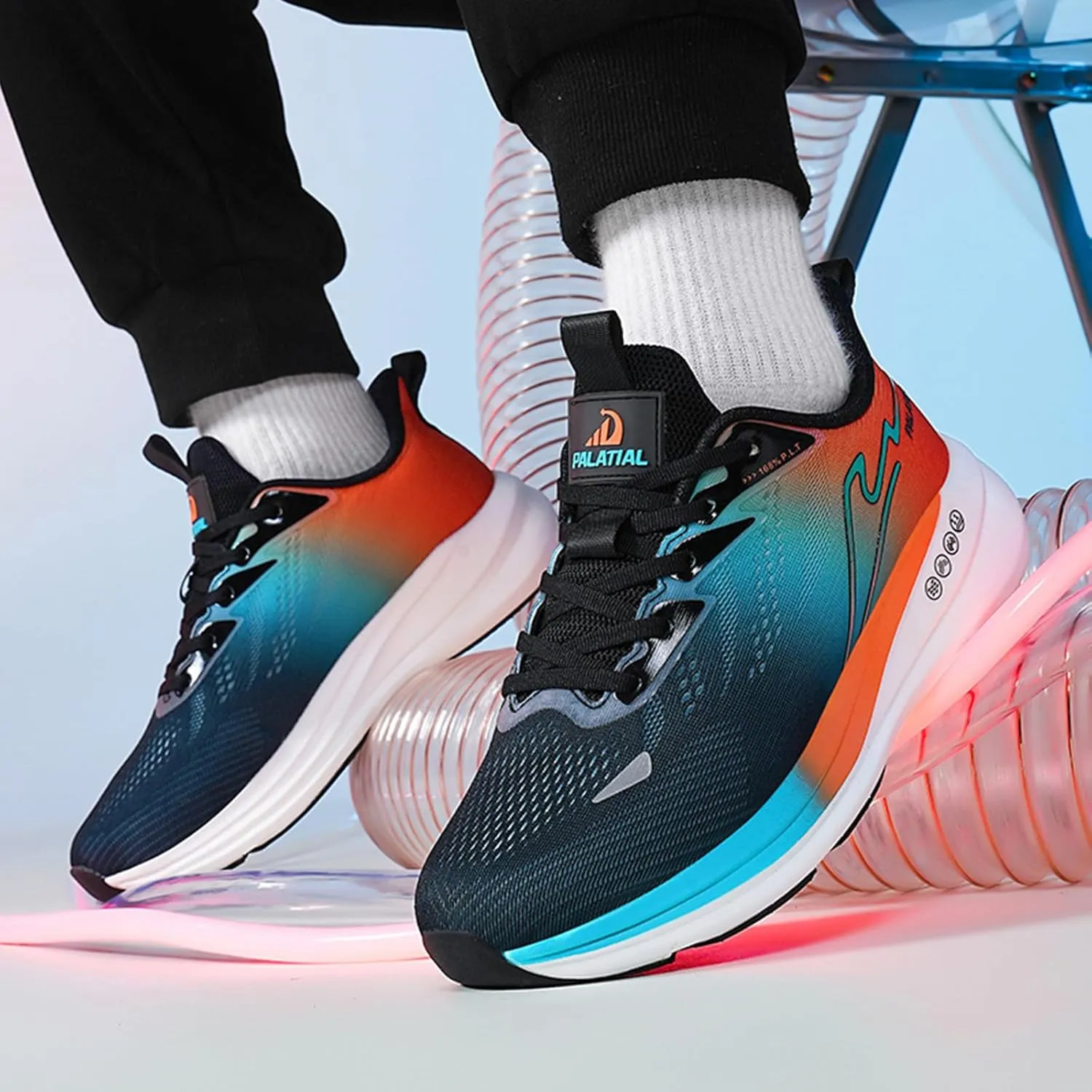 Mens Trail Running Shoes Lightweight Jogging Walking Shoes Work Athletic Sneakers for Women