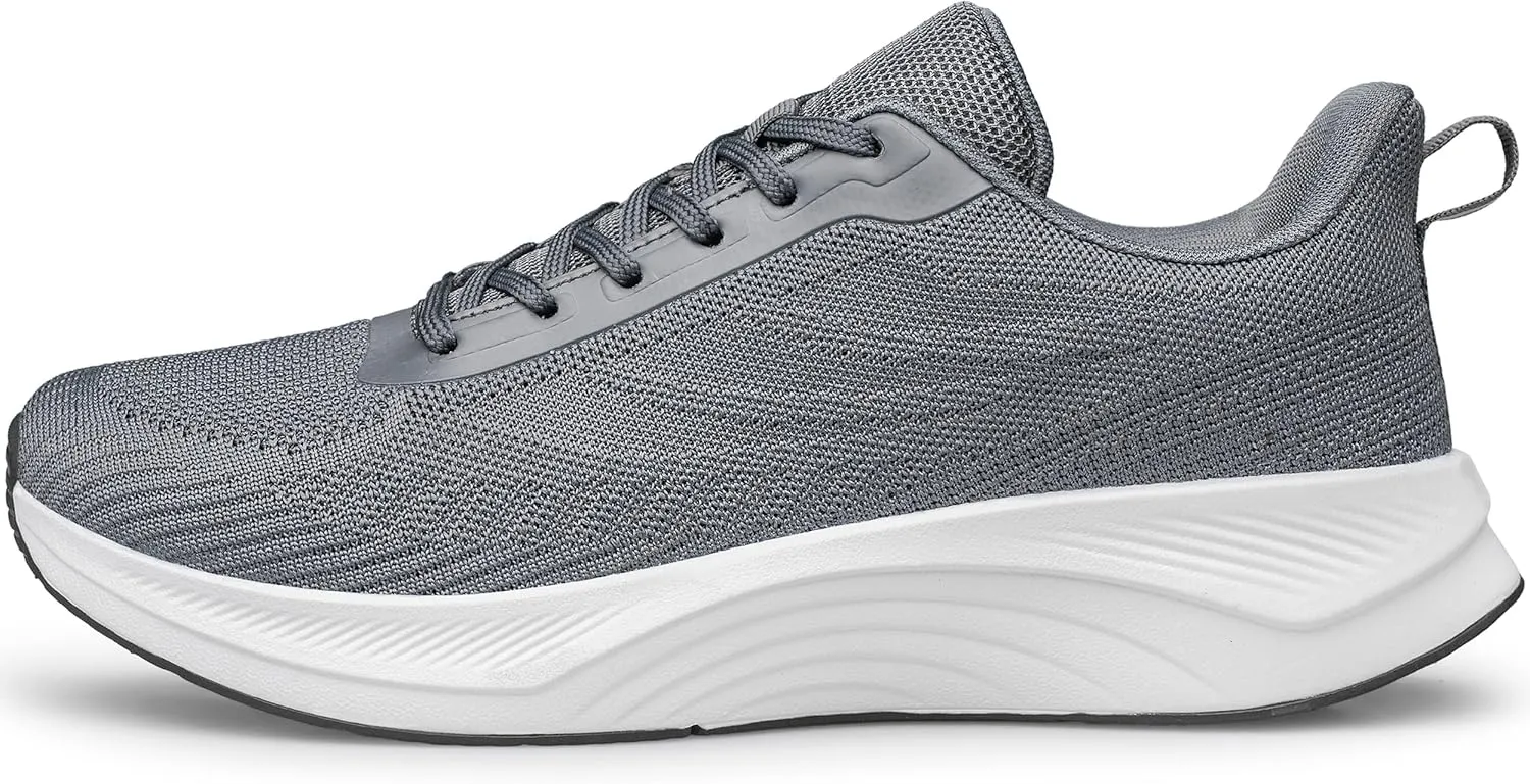 Men's Walking Shoes Slip on Comfortable Lightweight Running Shoes Athletic Gym Workout Cross Training Sneakers
