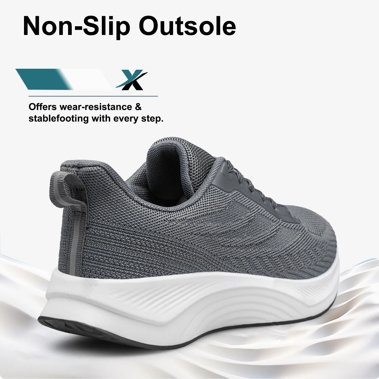 Men's Walking Shoes Slip on Comfortable Lightweight Running Shoes Athletic Gym Workout Cross Training Sneakers