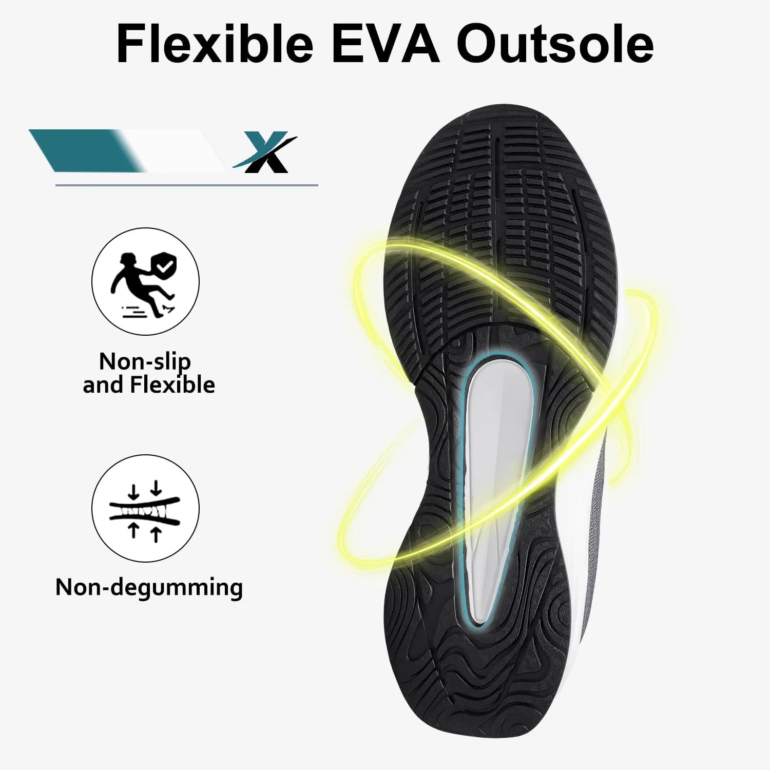 Men's Walking Shoes Slip on Comfortable Lightweight Running Shoes Athletic Gym Workout Cross Training Sneakers