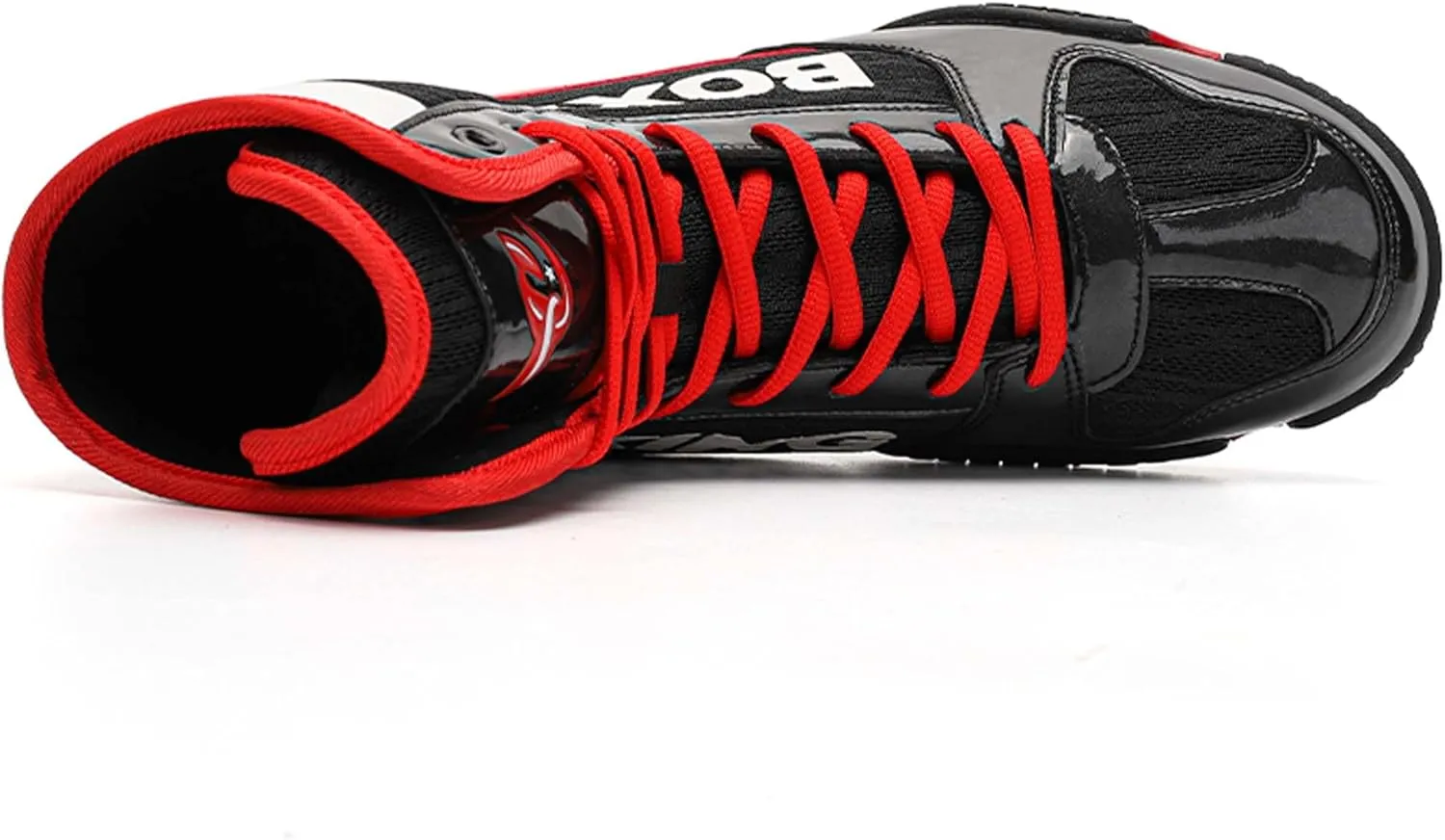 Men's Wrestling Boxing Shoes, Men's High Top Boxing Boots, All-Around Protection, Provides Stability, Breathable Mesh Upper, Sports, Fighting, Fitness, Weightlifting, Martial Arts