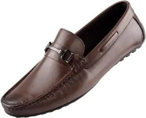 Mens's Loafers Genuine Leather Penny Loafers Slip on Casual Shoes Non Slip Lightweight Office Shoes