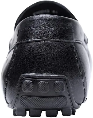 Mens's Loafers Genuine Leather Penny Loafers Slip on Casual Shoes Non Slip Lightweight Office Shoes