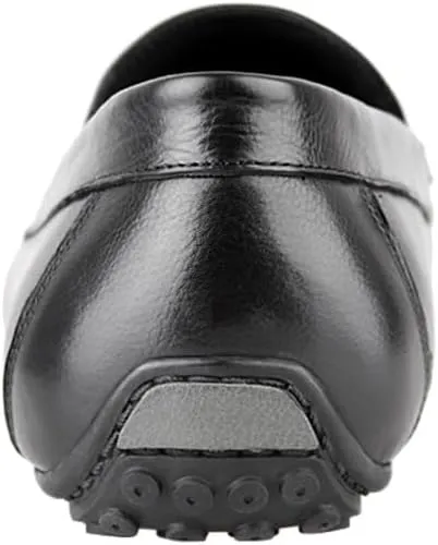 Mens's Loafers Genuine Leather Penny Loafers Slip on Casual Shoes Non Slip Lightweight Office Shoes