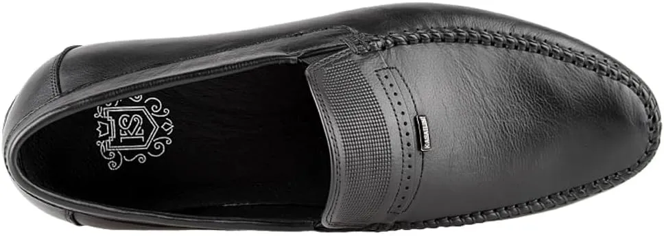Mens's Loafers Genuine Leather Penny Loafers Slip on Casual Shoes Non Slip Lightweight Office Shoes