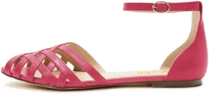 miss left Women Fashion Peep Toe Flat Sandals with Ankle Strap Caged D'Orsay Daily Casual Shopping Shoes Size 4-16 US