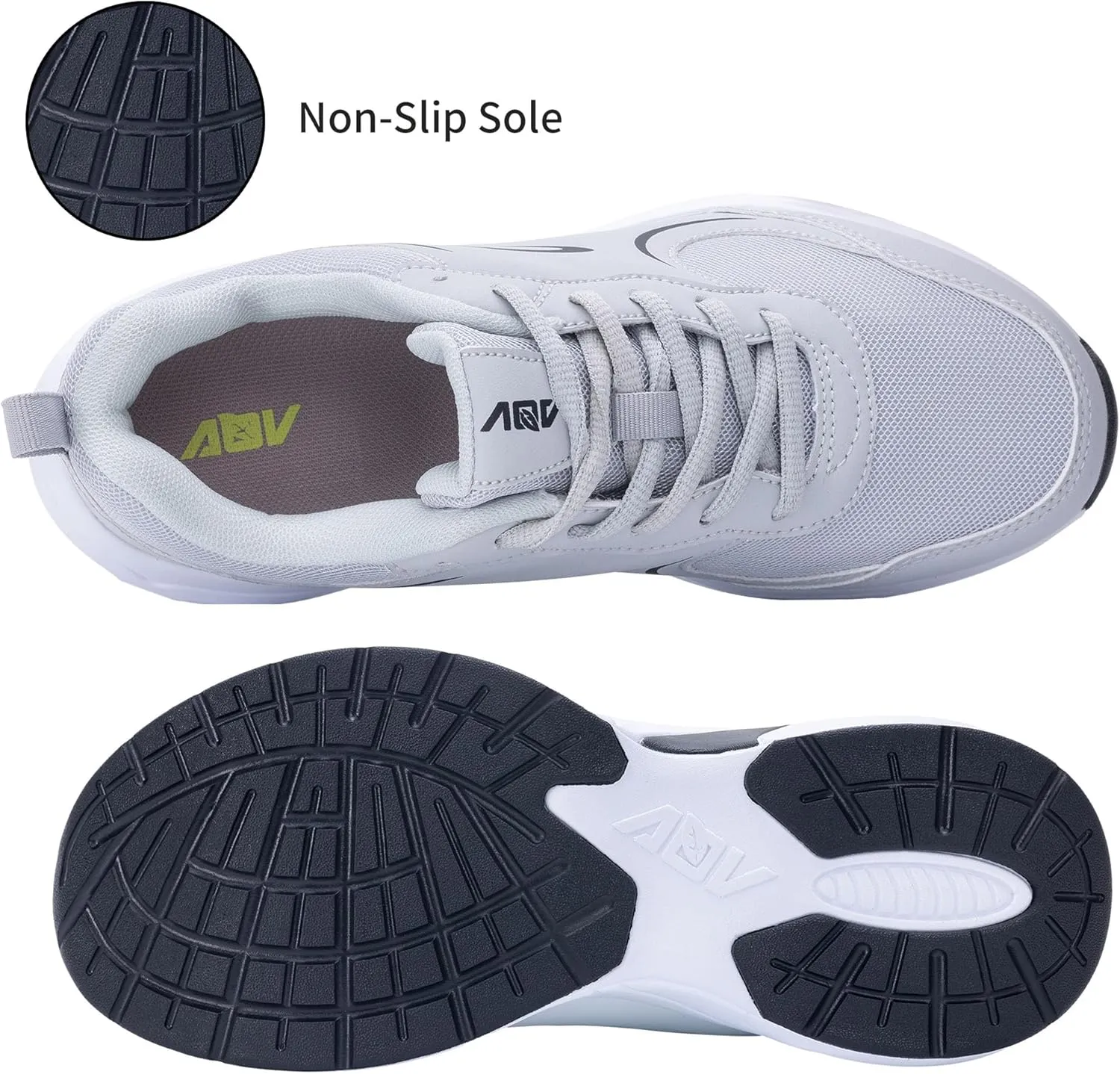 N BESUNEW Womens Walking Shoes for Plantar Fasciitis Arch Support Orthotic Tennis Sneakers Athletic Running Shoes US 6.5-11