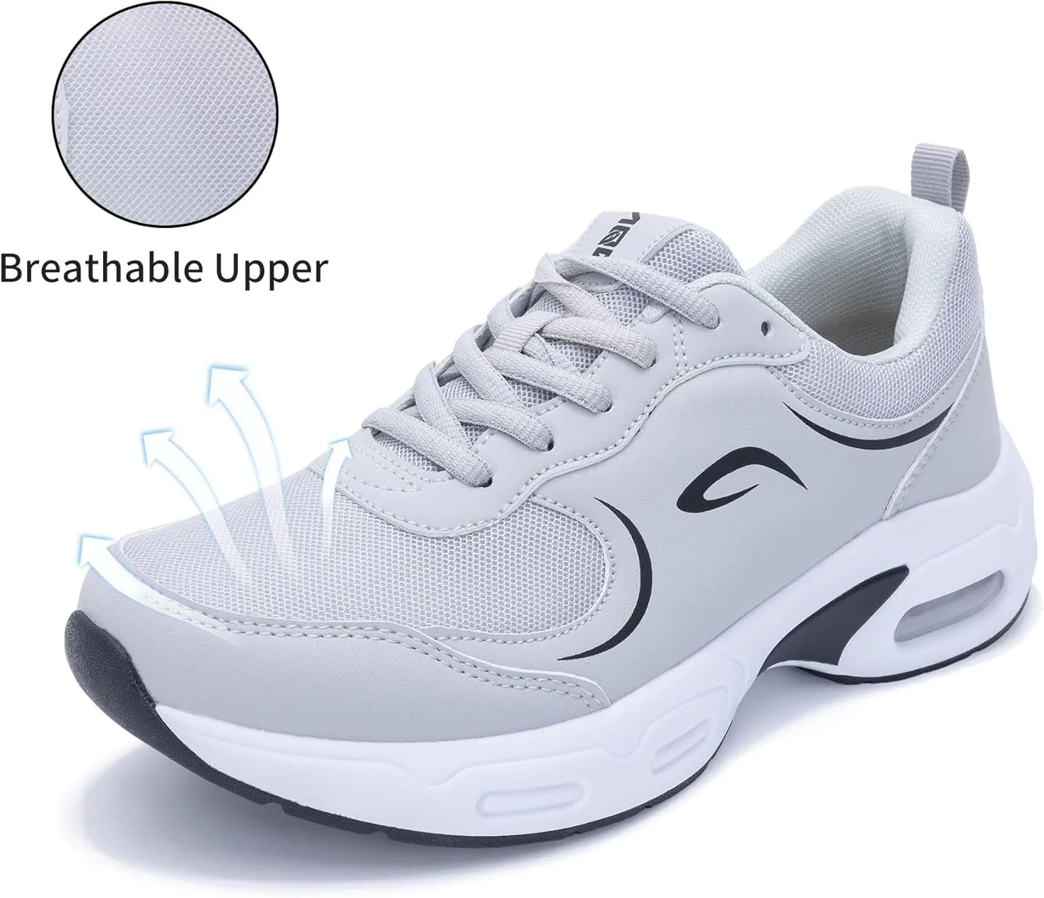 N BESUNEW Womens Walking Shoes for Plantar Fasciitis Arch Support Orthotic Tennis Sneakers Athletic Running Shoes US 6.5-11