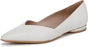 Naturalizer Womens Havana Ballet Flat Warm White Snake Print Leather 10 W