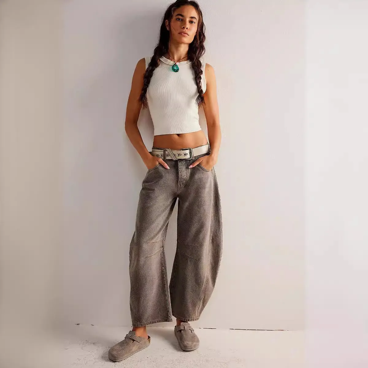Nea - Comfort wide leg jeans