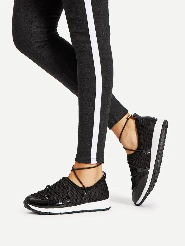 Net Surface Low Top Sneakers