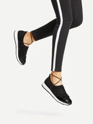 Net Surface Low Top Sneakers