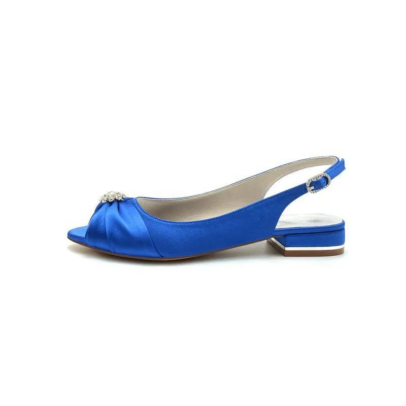 Open Toe Flats with Bow Cocktail