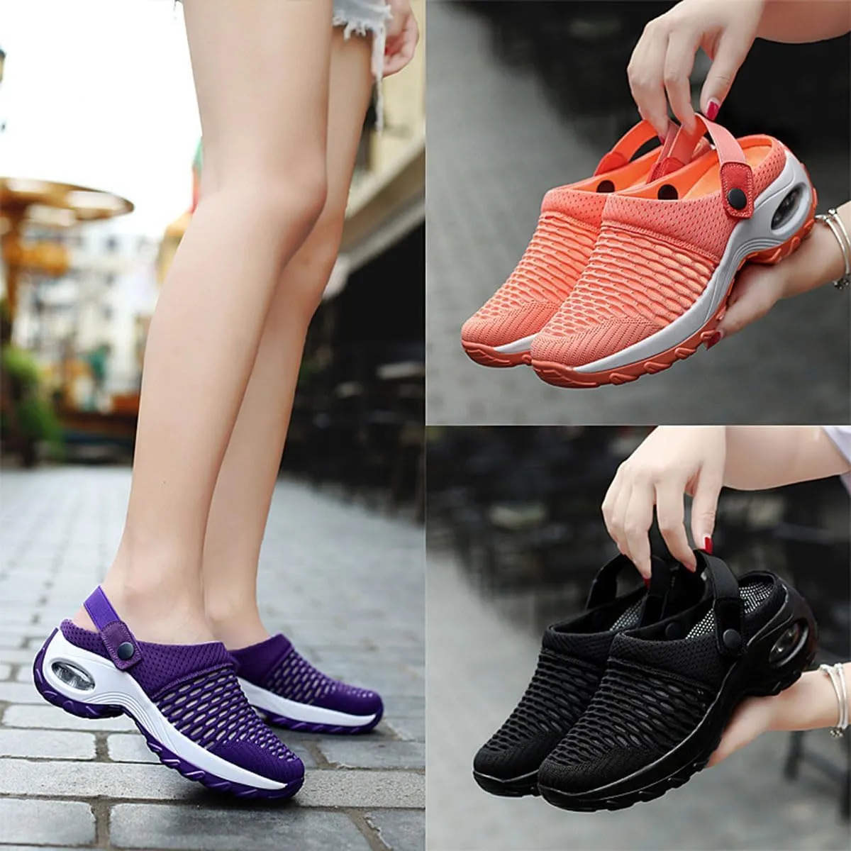 Orthopedic Clogs for Women, Stretch Sandals Slippers Arch Support Walking Orthopedic Clogs for Arch Support Shoes Plantar Fasciitis Slippers Man Orthopedic Slip On Sandals