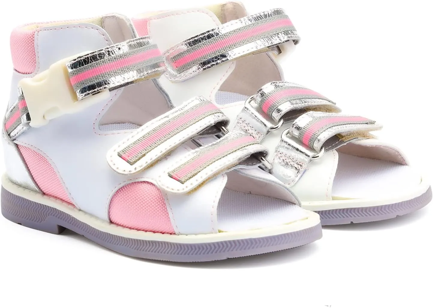 Orthopedic Sandals for Toddlers,Little Kids Leather Corrective Shoes with Arch and Ankle Support for Children's Foot Problems