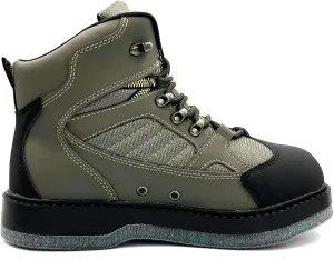 Pro Fishing Wading Boots for Men with Felt Bottom Wader Boots for Fly Fishing Strong Grips Rustfree Eyelets