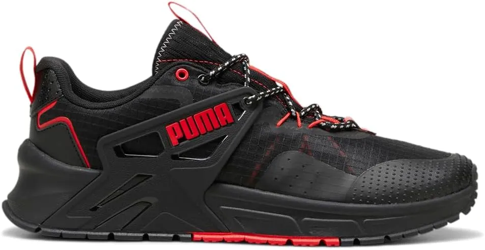 PUMA Mens Pacer Plus Trail Lace Up Sneakers Shoes Casual - Black - Size 10.5 M