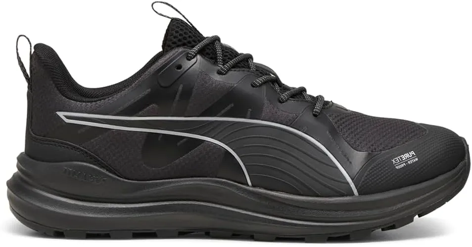 PUMA Mens Reflect Lite Trail PTX Trail Running Sneakers Shoes - Black - Size 8.5 M