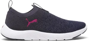 PUMA Womens Softride Remi Knit Slip On Running Sneakers Shoes - Blue - Size 6 M