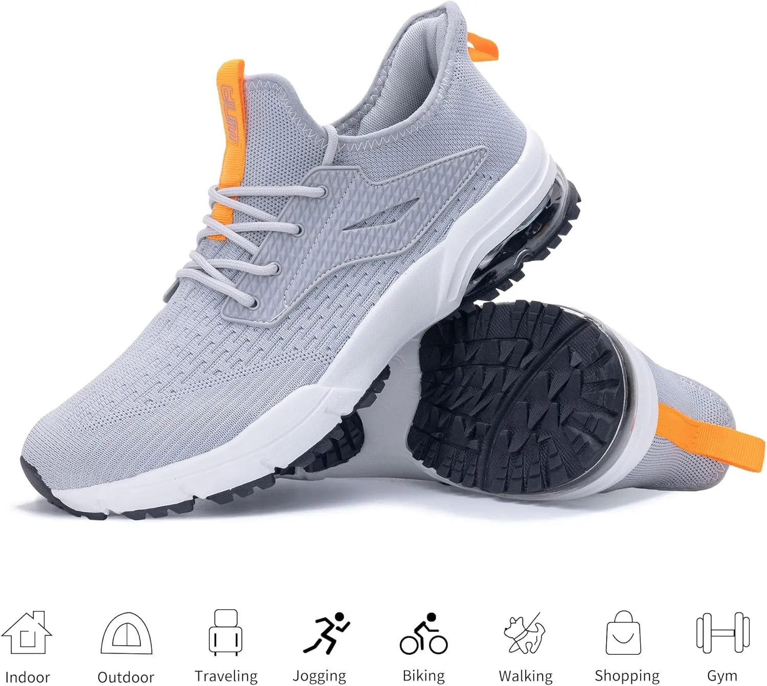 QAUPPE Mens Air Running Shoes Athletic Trail Tennis Sneaker (US7-12.5 D(M)