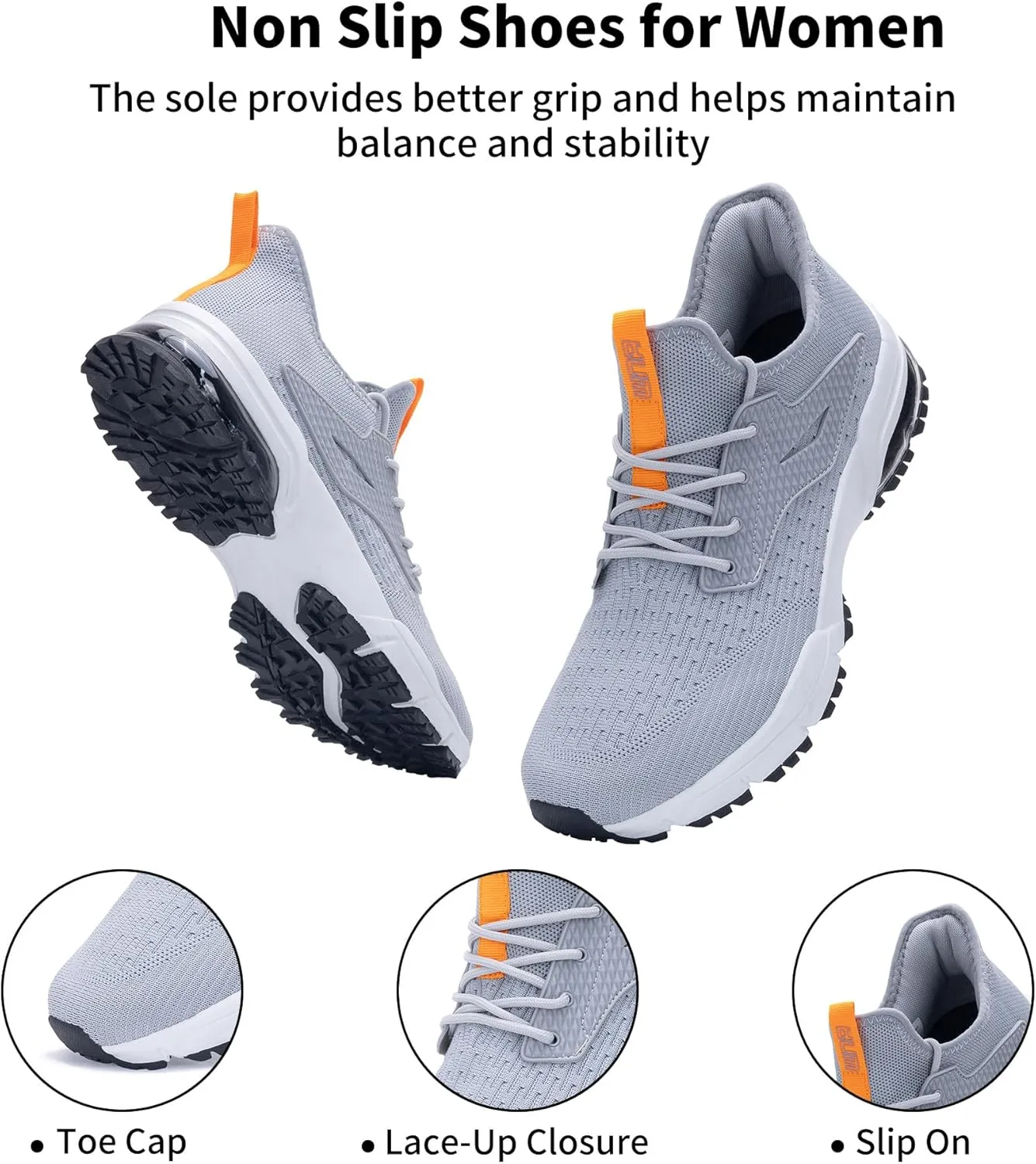 QAUPPE Mens Air Running Shoes Athletic Trail Tennis Sneaker (US7-12.5 D(M)