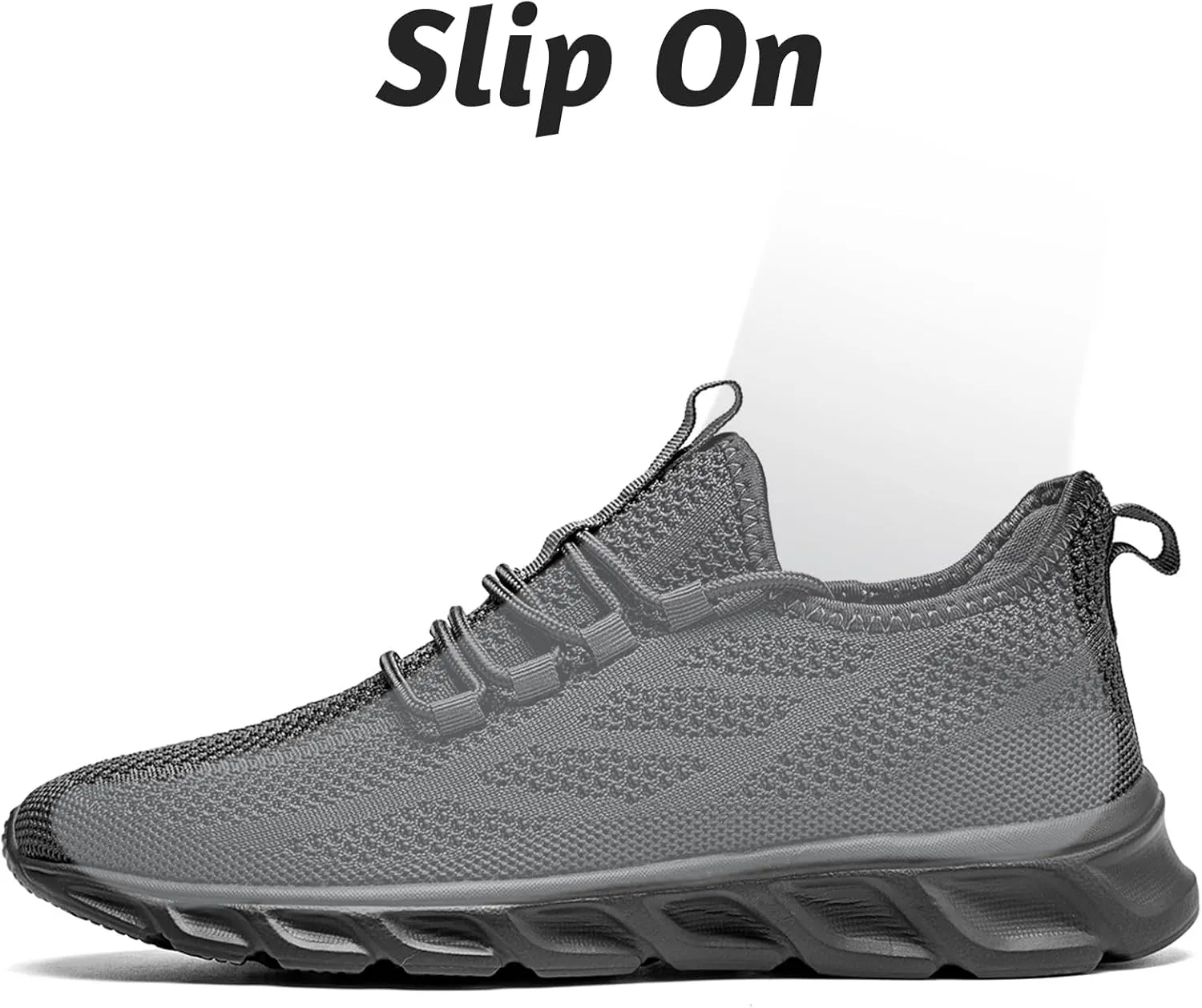 QIJGS Mens Running Shoes Tennis for Men Fashion Workout Athletic Gym Mesh Lightweight Sports Casual Sneakers