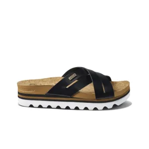 Reef Women's Cushion Bloom Hi - Black/Tan