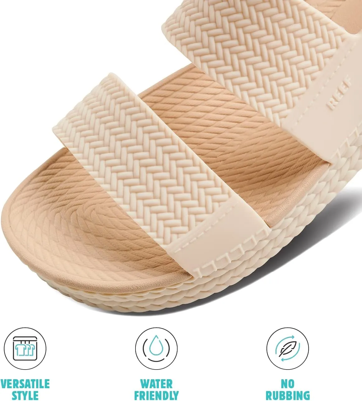 Reef Women's Water Vista Higher Platform Sandal, Water Friendly, Adjustable Strap