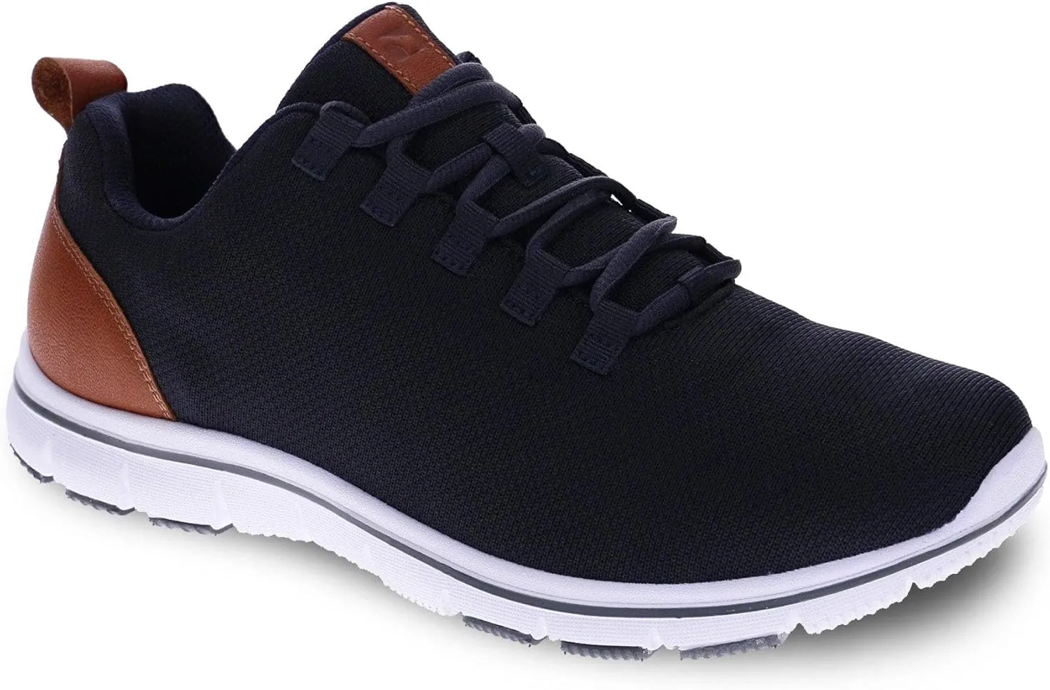 Revere Hud Son Men's Dress Sneakers - Premium Breathable Leather and Mesh for All-Day Comfort and Removable Footbed with Arch Support
