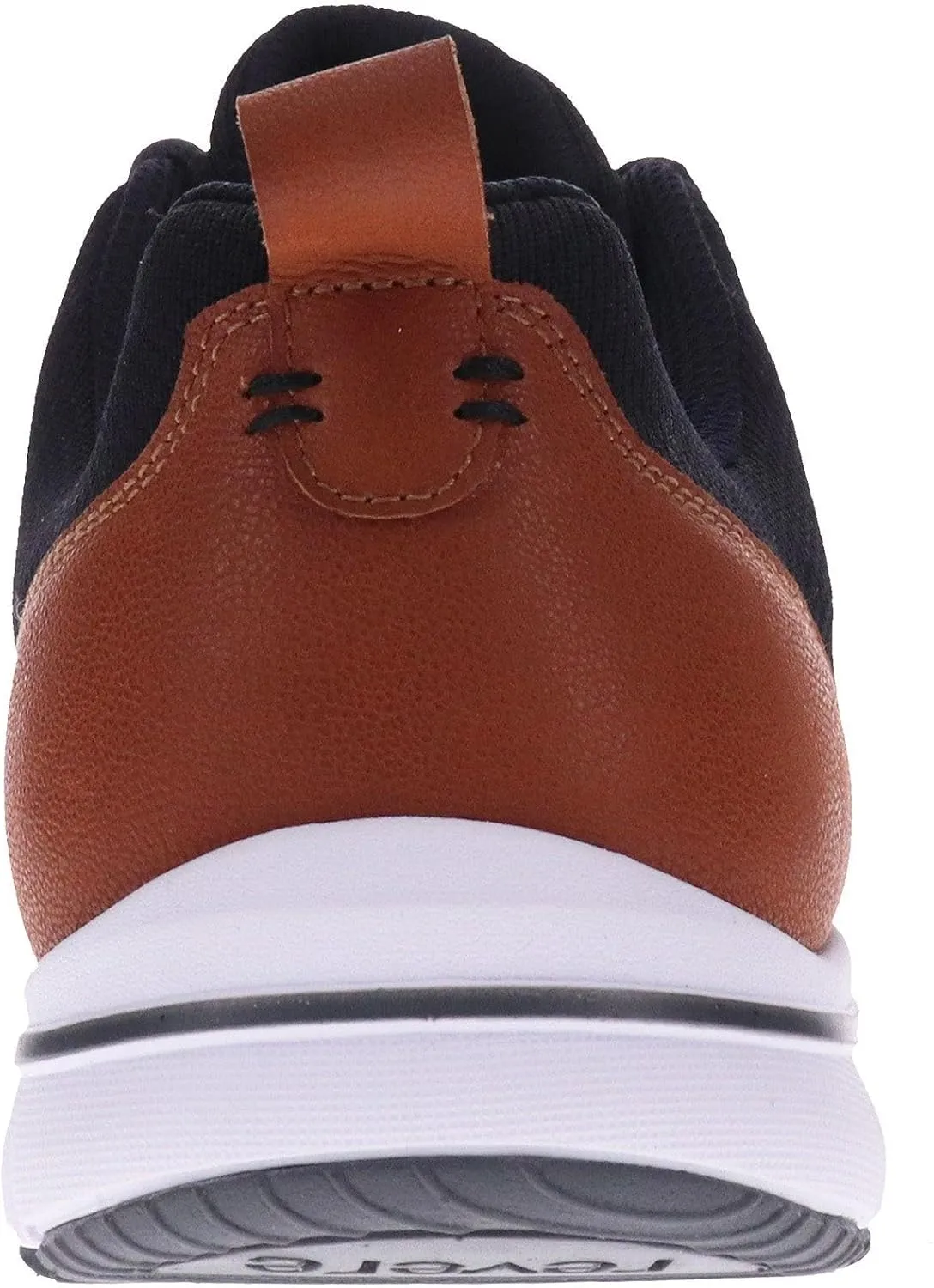 Revere Hud Son Men's Dress Sneakers - Premium Breathable Leather and Mesh for All-Day Comfort and Removable Footbed with Arch Support