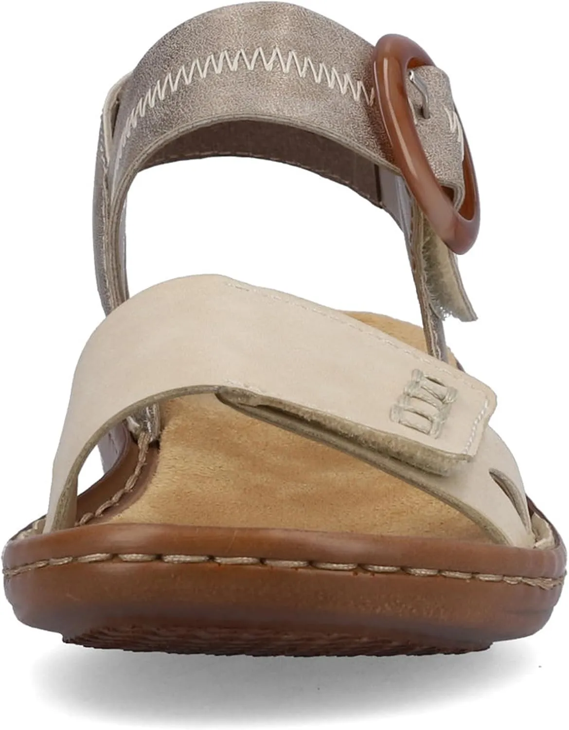 Rieker 608Z3 Regina Women's Sandals – Adjustable Strap for a Secure Fit - Shock-Absorbing & Lightweight Sole for Comfort and Support – Fashionable Everyday Wear