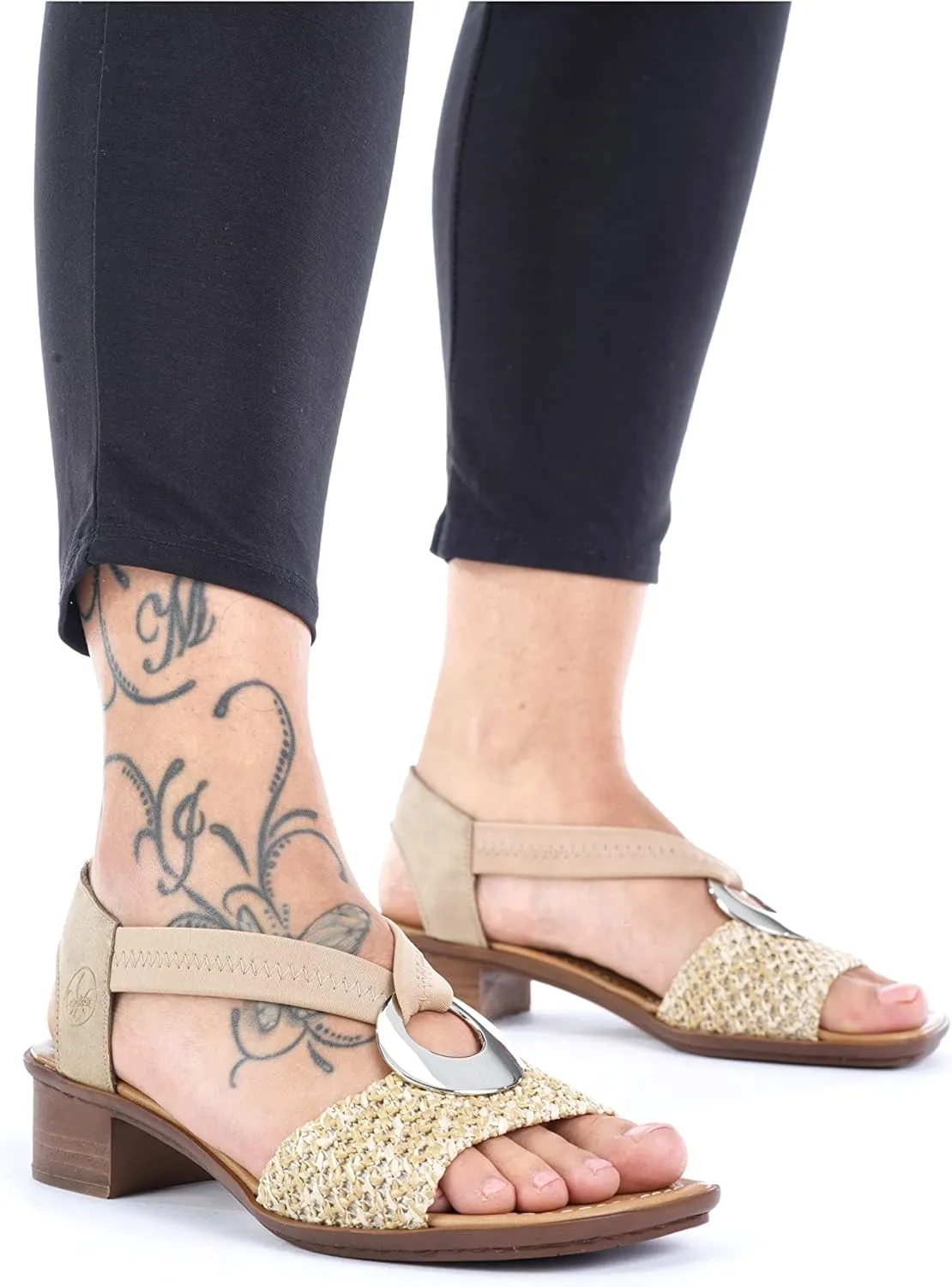 Rieker Women's Ankle Strap Sandals, 6/11 US