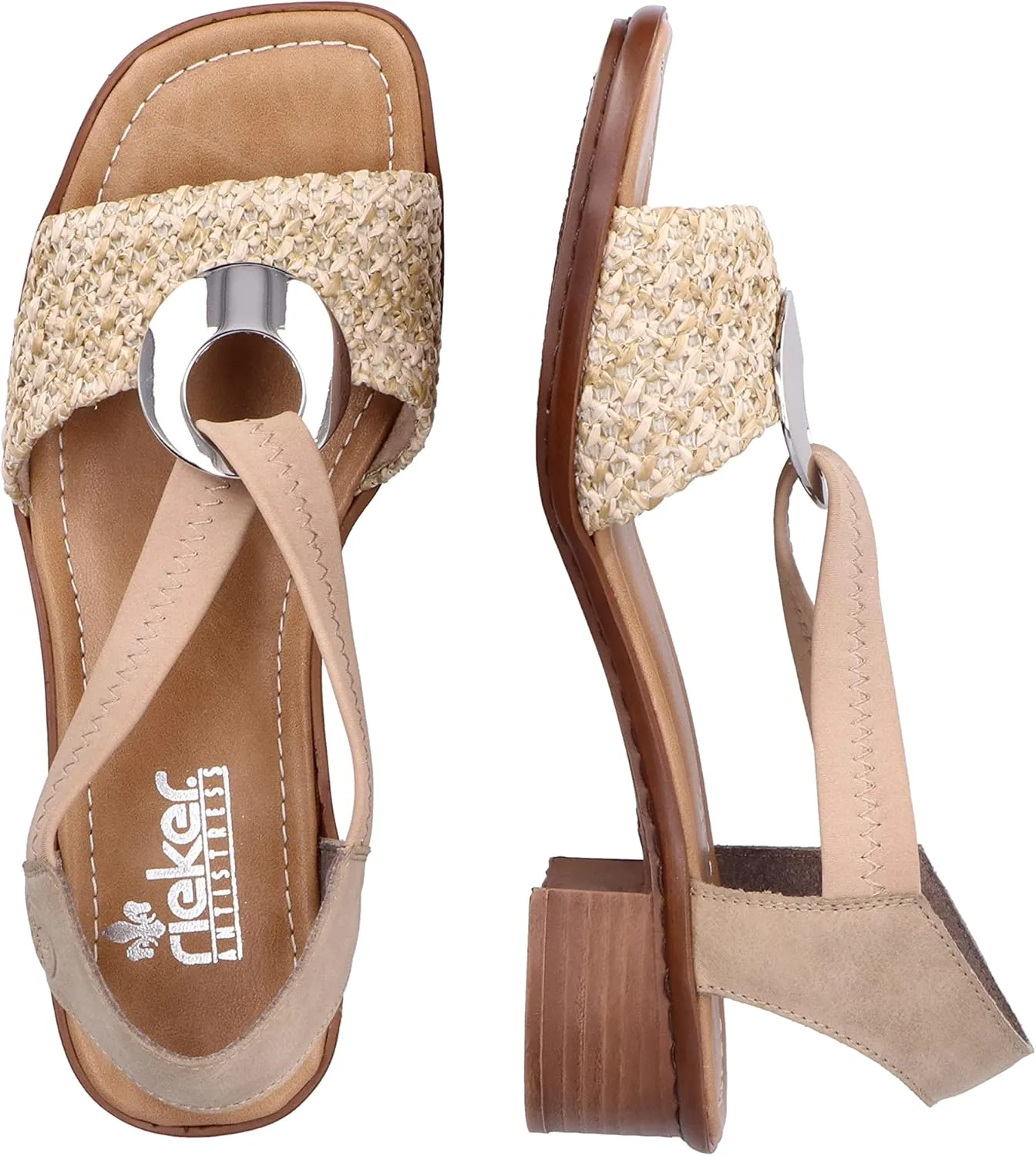 Rieker Women's Ankle Strap Sandals, 6/11 US