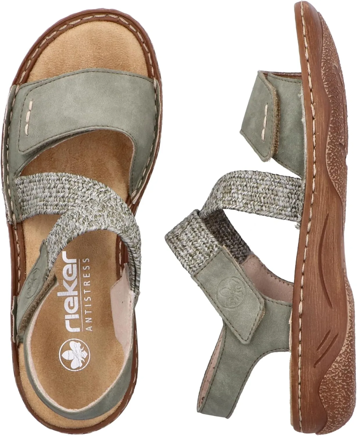 Rieker Women's Strappy Ankle Strap Sandals
