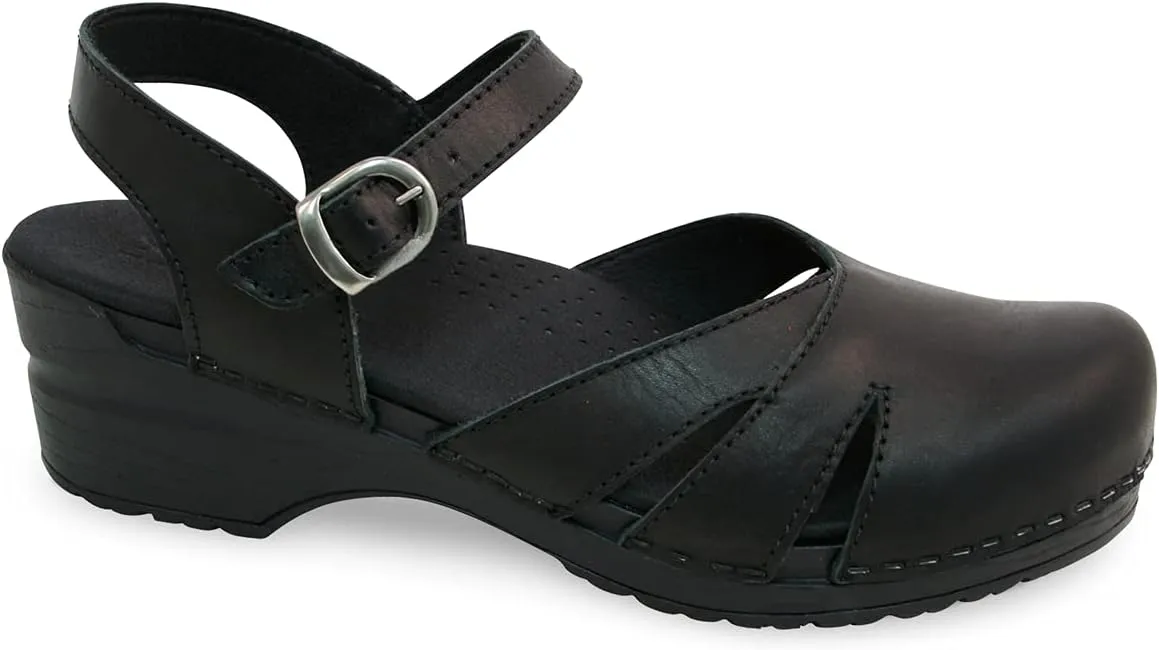 Sanita Margrethe Clog Sandals for Women - Arch Support, Adjustable, APMA-Approved Comfort Sandals
