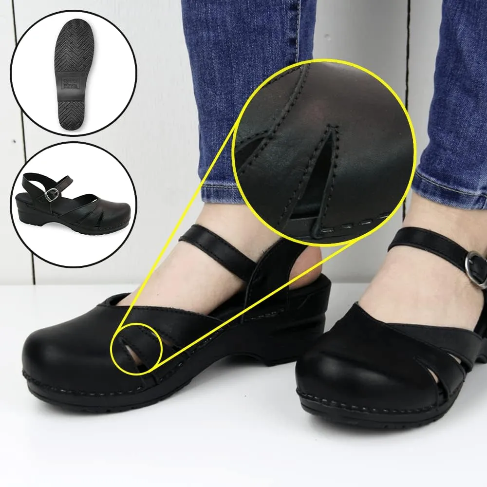 Sanita Margrethe Clog Sandals for Women - Arch Support, Adjustable, APMA-Approved Comfort Sandals