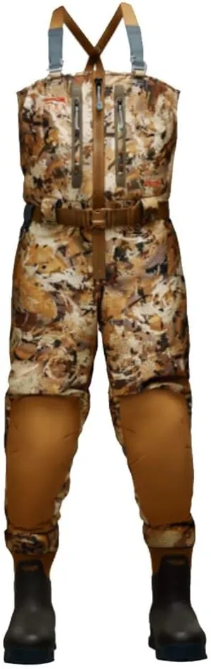 Sitka Gear Waterfowl Marsh Delta Zip Wader, XX Large, Size 11 Boot, Durable Fishing Waders (600238-WL-XXL-11)