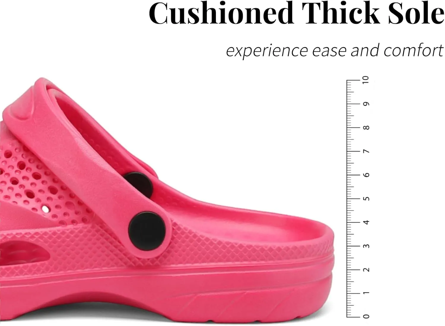 SOSOWHLTE Men's Women's Arch Support Clogs,Unisex Garden Shoes Comfortable Slip-on Outdoor Sandals Slippers for Beach Casual