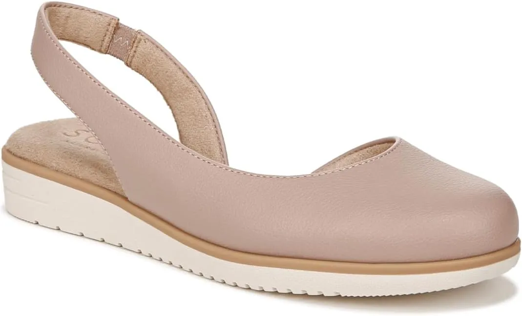 SOUL Naturalizer Women's Idea-Dorsay Slingback Ballet Flats