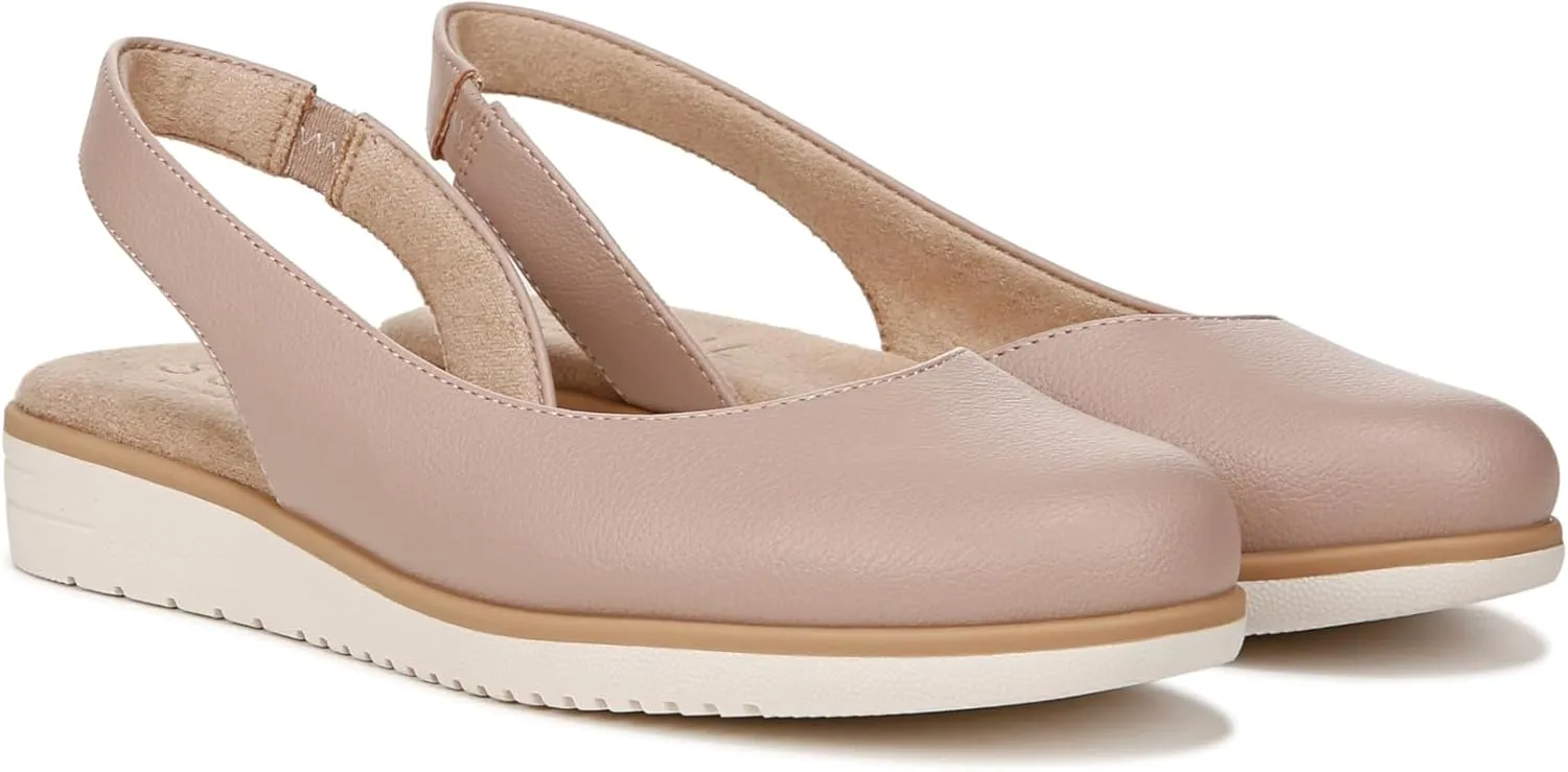 SOUL Naturalizer Women's Idea-Dorsay Slingback Ballet Flats