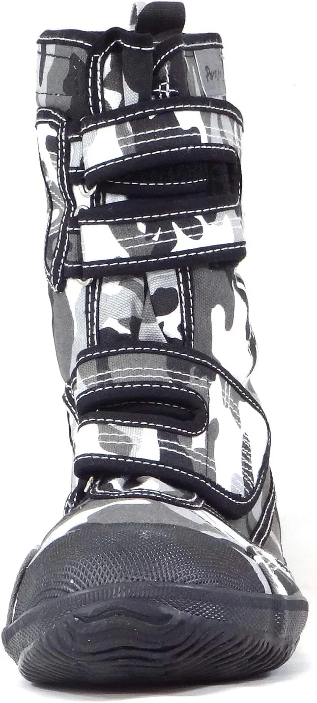 Steel Toe Safety Tactical Boots Camouflage White