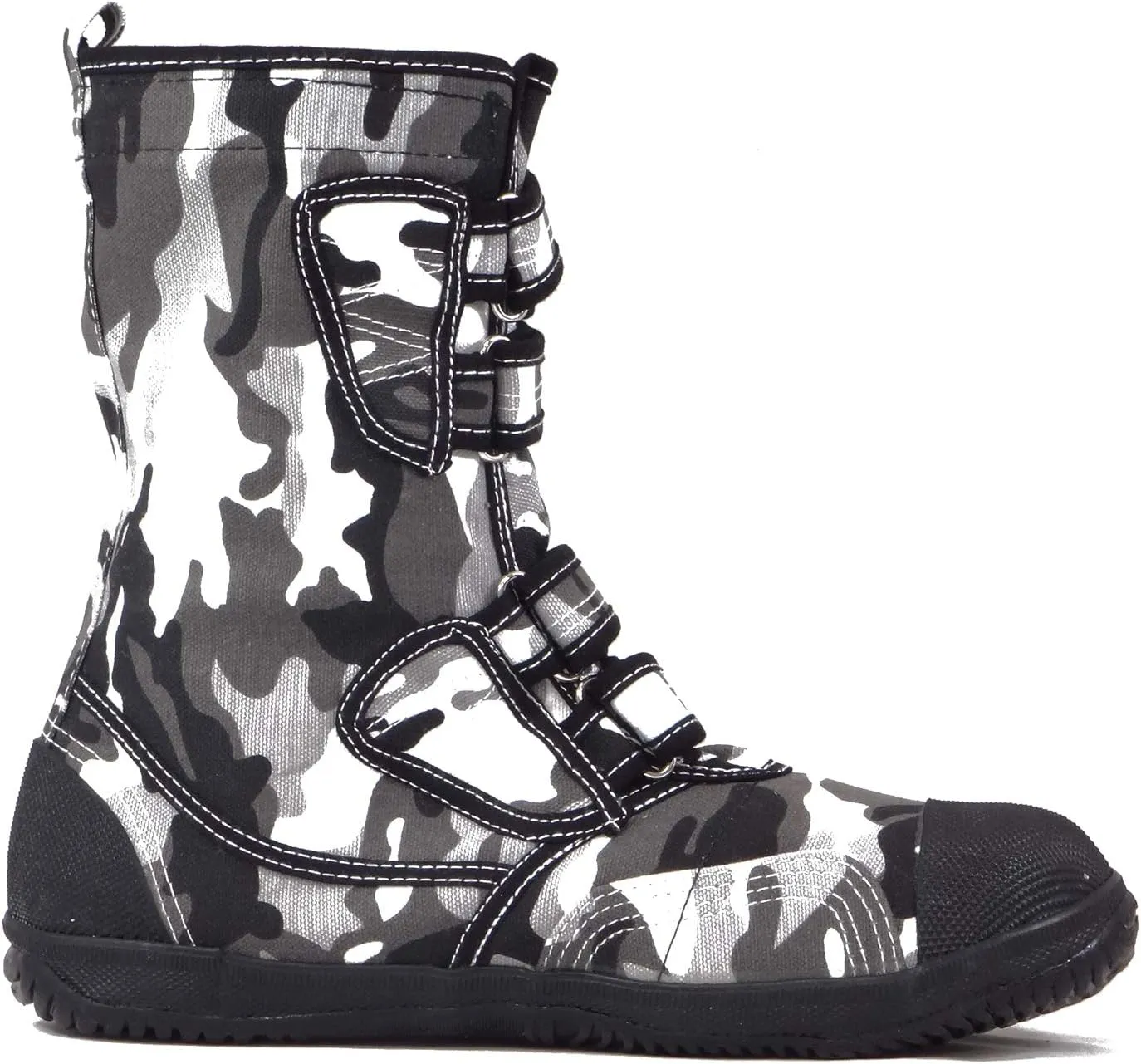Steel Toe Safety Tactical Boots Camouflage White