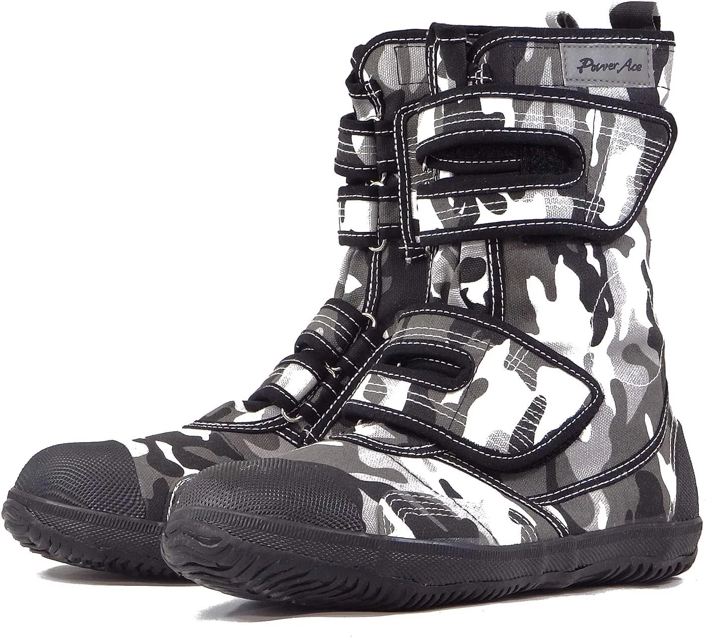 Steel Toe Safety Tactical Boots Camouflage White