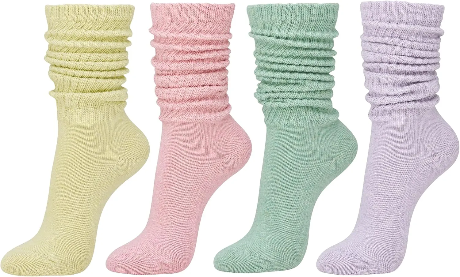 STYLEGAGA Women's Fall Winter Slouch Knit Socks - Slouchy & Scrunch Socks for Women