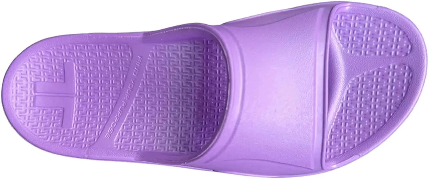 TELIC Unisex Recharge Slides - Pillow-Soft, Arch Supporting, Lightweight, Waterproof, Shock-Absorbing - Perfect for Beach, Pool & Everyday Wear