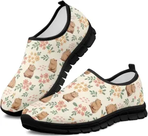 Tennis Sneakers Flats Walking Loafer Work Sneaker Wide Width Business Office Shoes for Women Men